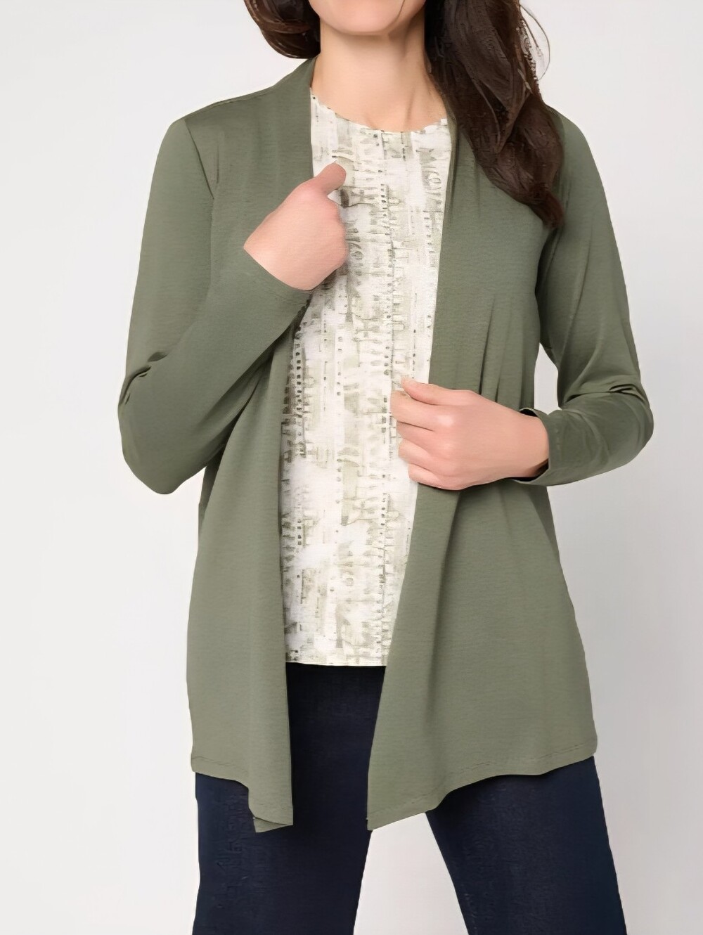 d&co. Beach Open-Front Cardigan & Top